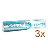 Produkt-Bild: 3x Signal Zahncreme Anti-Age / Zahnpasta / Zahnpflege / Unterst&uuml;tzt die Zahngesundheit gegen die 5 Zeichen der Zeit / je 75ml