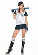 5Pc Baseball Homerun Hitter Sexy Holiday Party Costume