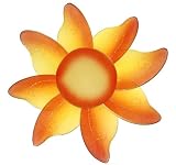 13″ Large Yellow Orange Sun Decorations – hanging nylon nursery bedroom girls room ceiling wall decor, wedding birthday party baby bridal shower
