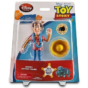 Toy Story Hawaiian Vacation Woody Action Figure -- 6'' H -- With Build Trixie Part
