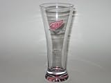 DETROIT RED WINGS 12 oz. Flared Logo Bottoms Up PILSNER BEER GLASS
