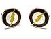 Search : Flash Gordon Cufflinks : Yellow Lightning Bolt