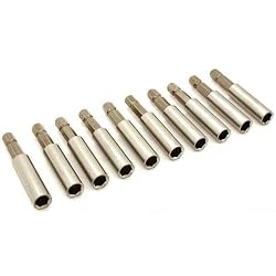10 Magnetic Drill Bit Extension Screwdriver Tool Set
