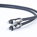Duronic 1M TOSLINK F008/1 NickelSpec High Resolution Digital Optical TOSlink Cable 24K Gold Connector. This cable can be used for the likes of DVD, PC, and games consoles such as the Sony PS3