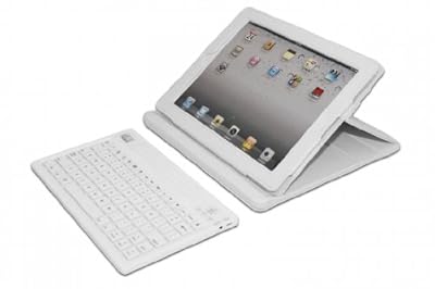 Adesso Bluetooth Keyboard with Carrying Case for iPad 2 (Compagno 2W)