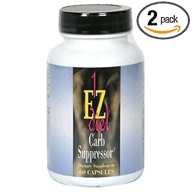 Maximum Intenational 1-EZ Diet, Carb Suppressor, 60 Capsules (Pack of 2)