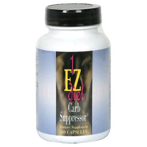 Maximum Intenational 1-EZ Diet, Carb Suppressor, 60 Capsules (Pack of 2)