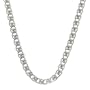 14 Karat White Gold Italian Love Chain (2 mm Thick, 18 inch)