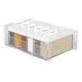 Emsa 508457 Spice Box Casier � �pices avec 6 �pices Transparent / Blanc