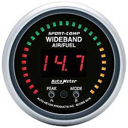 Auto Meter 3378 Sport-Comp Digital Wideband Air and Fuel Ratio Kit