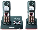 Panasonic KX TG9372B - Cordless phone w/ call waiting caller ID & answering system - DECT - black + 1 additional handset(s)