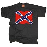 Produkt-Bild: T-Shirt S&uuml;dstaaten Rebel Flag, Gr. S bis 5XL