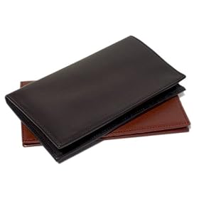 Buy Floto Checkbook Wallet in Black - leather wallet, billfold by Floto