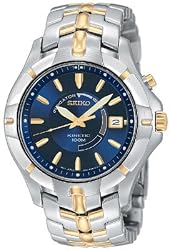 Seiko Men's SKA402 Kinetic Two-Tone Watch