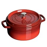 Staub 2.5 Quart Round Cocotte, Cherry