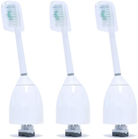Purdent Electric Tooth Brush Heads Generic Replacement Philips E Series Soft Bristles 3pcs