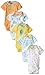 Gerber Baby Boys 5-Pack Short Sleeve Variety Onesies Bodysuits Elephants Yellow Newborn