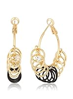 MAIOCCI Pendientes Dorado / Negro