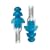 Etymotic Research ER20 High-Fidelity Earplugs (Baby Blue with Clear Stem)