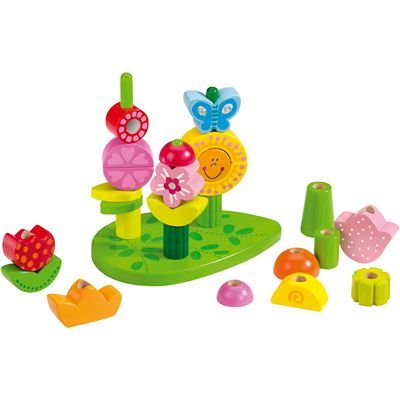 Imagen 3 de HABA 2211 - Pequeño jardín de piezas de madera de colores