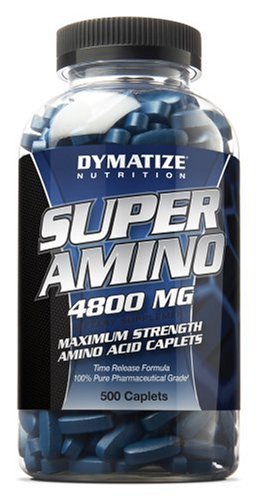 Dymatize Nutrition Super Amino 4800 MG, 500-Count Caplets