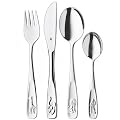 WMF 1280056040 Kinderbesteck 4-teilig Tiere