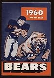 1960 Chicago Bears NFL Media Guide / Yearbook EX - NFL Programs and Yearbooks