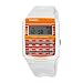 Casio Women`s LDF40-7 White 8-Digit Calculator Watch