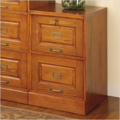 Paulina Two Drawer File in Oak