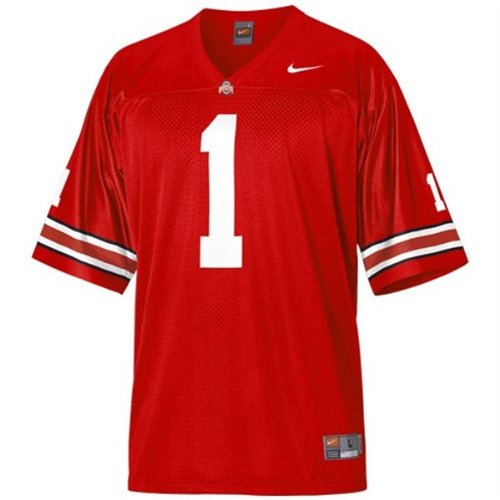 Ohio State Buckeyes #1 Nike Youth Replica Football Jersey (Yth L)
