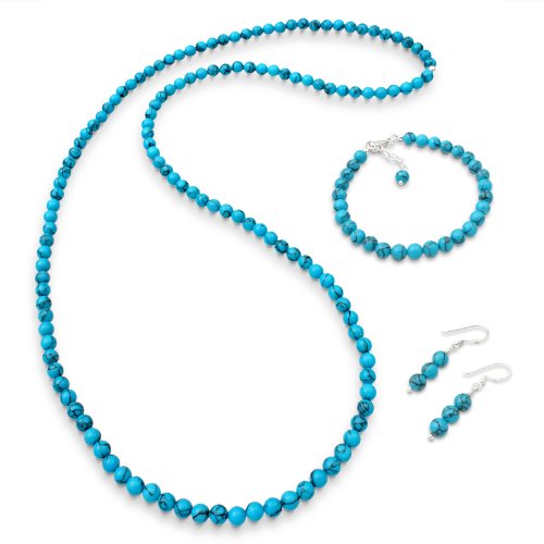 Elli Damen-Schmuckset Blau 925 Silber 09000038 Preisvergleich