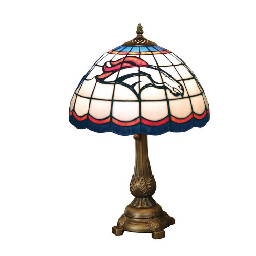 Denver Broncos Tiffany Table Lamp