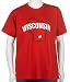 Wisconsin Badgers 100% Cotton Short Sleeve T-Shirt