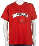 Wisconsin Badgers 100% Cotton Short Sleeve T-Shirt