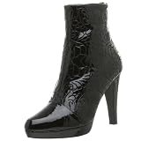 Claudia Ciuti Women's Gio Quilted Platform Ankle Boot