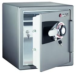 SentrySafe OS3421 Combination/Tubular Key Home Safe, 101lbs, 1.2 Cu. Ft., Gunmetal Gray