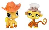 Hasbro - Littlest Petshop - 93226 - Poupée - Tube of 2 - le Singe et le Cheval