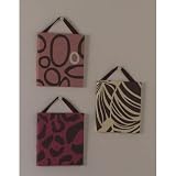 Tahiti 3 Pc. Canvas Art w Ribbon (12 x 12)