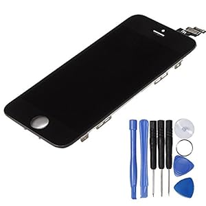 For iPhone 5 LCD Display and Touch Screen Digitizer Replacement with tools and adhesive