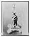 Historic Print (L): [Landing apparatus for Nobile's Arctic flight, with its inventor holding Titina, Nobile'