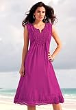 Roamans Plus Size Sleeveless Angel Dress