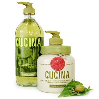 CUCINA Full-Sized Chef's Hand Care Duo - Coriander and Olive