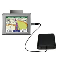 Portable Emergency AA Battery Charge Extender for the Garmin Nuvi 650 - uses Gomadic TipExchange Technology