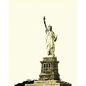 Statue of Liberty Gallery Wrapped Canvas - 16x20"