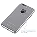 iPhone 6/6S Case, Getron Ultra Slim Premium Fit Thin [HEAVY DUTY] Shock Resistant Dual Layer Tough Armor Metal and Soft TPU Bumper Case Cover for Apple iPhone 6/6S (4.7 Inches)-(Gray)