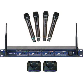 Vocopro UHF5805-3 4 Ch 4 Mic Uhf M:656.825Mhz