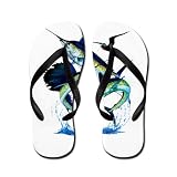 Artsmith, Inc. Kid's Flip Flops (Sandals) Sailfish Swordfish and Marlin Fishing - Medium