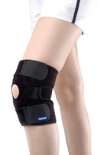 Yasco Breathable Neoprene Knee Support, One Size, Black