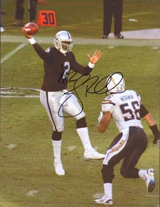 JaMarcus Russell Signed Oakland Raiders 8x10 Photo
