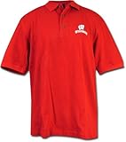 Badgers Polo Shirt - Mens Wisconsin Badgers Classic-Polo Dark Red